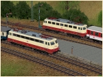 Elektrolokomotive DB BR 114 in TEE-Lackierung 2 Epoche IVb