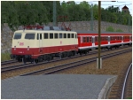 Elektrolokomotive DBAG BR 110 in TEE-Lackierung 2 Epoche V