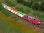 Zweiteiliger gedeckter Doppelstockautotransportwagen der GySEV Epoche V