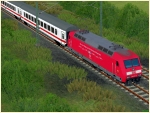 Elektrolokomotiven BR 145 mit Nahverkehrsausr�stung - Rheinland-Pfalz-Takt