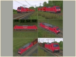 Elektrolokomotiven BR 145 der DBAG, Spar-Set
