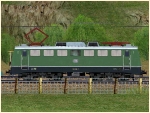 Elektrische G�terzuglokomotive BR 139 der DB in gr�ner Farbgebung Epoche IV