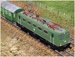 141 126 in gruener Farbgebung Epoche IV der DB
