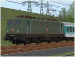 BR 141-Set in gr�ner Farbgebung Epoche V der DBAG