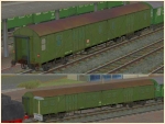 vierachsige Behelfsgep�ckwagen der Gattungen MDyg 986 und 996 der DB Ep IV