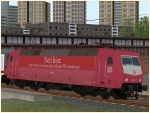 BR 120.1 der DBAG als Werbetr�ger f�r Baden-W�rttemberg