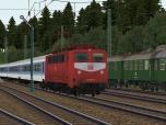 E-Loks BR 141 der DBAG orientrote Lackierung in Epoche V