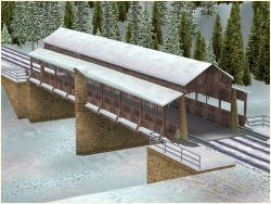  Holzbr�cke in Sommer- und Winteraus im EEP-Shop kaufen