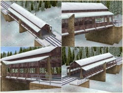  Holzbr�cke in Sommer- und Winteraus im EEP-Shop kaufen