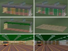  Bausatz Strassenbahnhalle - Wagenha im EEP-Shop kaufen