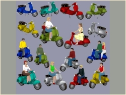  Motorroller Vespa Set im EEP-Shop kaufen