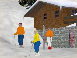  Skifahrer mit Ausr�stung Set 1 im EEP-Shop kaufen
