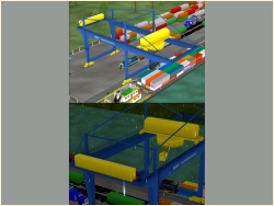  Containerkraene - blau-gelb im EEP-Shop kaufen
