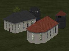 Saalkirche mit freistehendem Turm im EEP-Shop kaufen