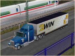 Kenworth-Truck blau mit Trailer 2WI im EEP-Shop kaufen