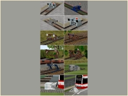  Gleiszubeh�rset verschiedene Epoche im EEP-Shop kaufen