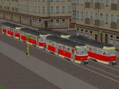  Stra�enbahn Tatra T4D + B4D Set 2 im EEP-Shop kaufen