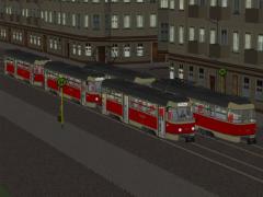  Stra�enbahn Tatra T4D + B4D Set 2 im EEP-Shop kaufen