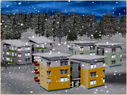  Stadtvillen im Winter im EEP-Shop kaufen