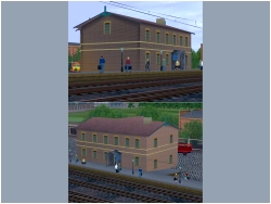  Bahnhof Hoyerswerda um 1873 mit Gas im EEP-Shop kaufen
