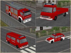  Feuerwehr-Einsatzfahrzeuge Set1 im EEP-Shop kaufen
