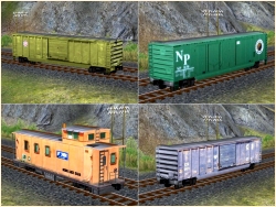  US-BOX-CAR 50ft-Waggon mit Begleitw im EEP-Shop kaufen