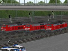  DB BR218 verkehrsrot - Set 3 im EEP-Shop kaufen
