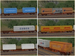  Containertragwagen Sngs beladen mit im EEP-Shop kaufen