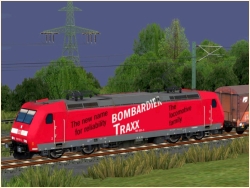 BR 185 001 der DBAG mit Werbeanschr im EEP-Shop kaufen