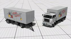 Volvo F88 + Anh�nger mit Kofferaufb im EEP-Shop kaufen