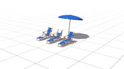 Sonnenliegen und Sonnenschirm im EEP-Shop kaufen Bild 6