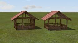  Pavillon aus Holz Set 1 im EEP-Shop kaufen