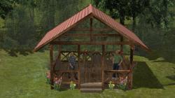  Pavillon aus Holz Set 1 im EEP-Shop kaufen