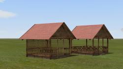 Pavillon aus Holz Set 1 im EEP-Shop kaufen Bild 6