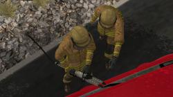 Feuerwehrm�nner mit Hydraulikschnei im EEP-Shop kaufen Bild 6
