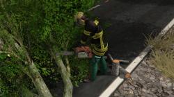  Feuerwehrm�nner mit Kettens�ge im EEP-Shop kaufen