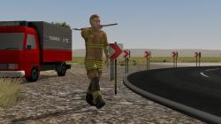  Feuerwehrm�nner mit Schaufeln im EEP-Shop kaufen