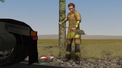  Feuerwehrm�nner mit Schaufeln im EEP-Shop kaufen
