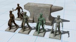 Statue eines Eisenbahnarbeiters im EEP-Shop kaufen Bild 13