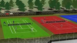  Tennispl�tze als Set mit Figuren im EEP-Shop kaufen