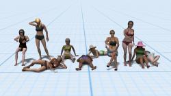 Figuren Set 14 - Frauen in Badeklei im EEP-Shop kaufen Bild 6