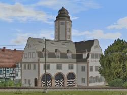 Rathaus mit Fahrzeughalle im EEP-Shop kaufen Bild 6
