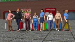  Frauen beim Einkaufen Set 1 im EEP-Shop kaufen