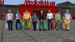  M�nner beim Einkaufen Set 1 im EEP-Shop kaufen