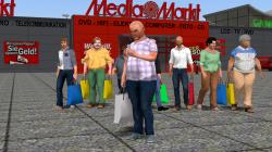  M�nner beim Einkaufen Set 1 im EEP-Shop kaufen