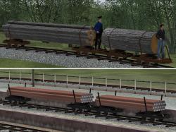  Drehschemel-Loren, beladen (600mm) im EEP-Shop kaufen