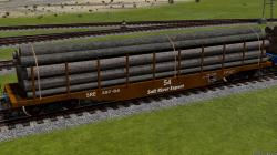 US 54 FlatCar Rungenwagen mit Holz- im EEP-Shop kaufen