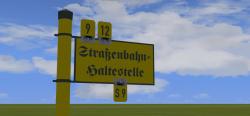  Stra�enbahn Haltestellenschilder mi im EEP-Shop kaufen