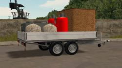  2 achsiger Anh�nger, beladen mit Ba im EEP-Shop kaufen