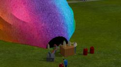 Hei�luftballon am Boden beim Bef�ll im EEP-Shop kaufen